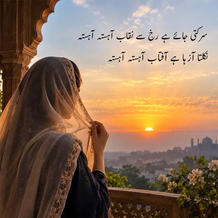 ”سرکتی جائے ہے رُخ سے نقاب آہستہ آہستہ“امیر مینائی